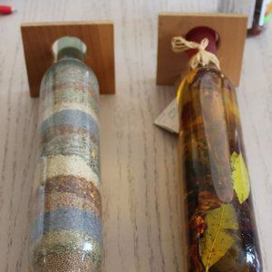 Rolling pins gourmet glass rolling pin with display rack